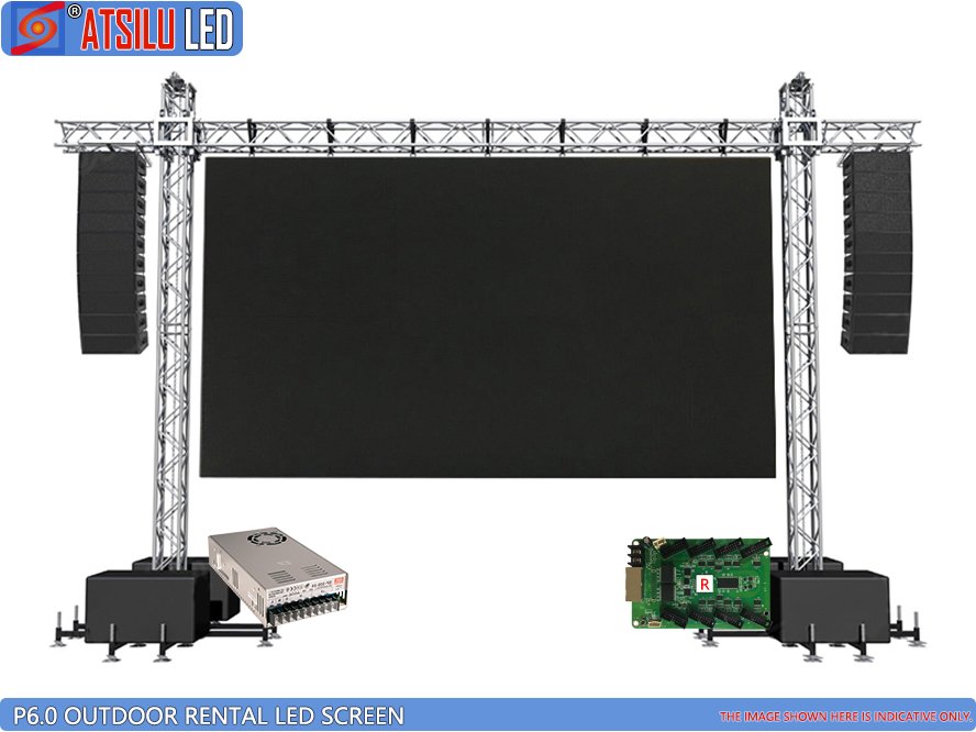 P6mm Outdoor Rental LED Screen Wall